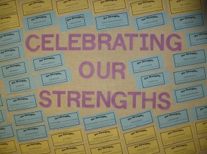 We do not give out awards at our school.  We recognize and honour each student for their strengths.  Next year, I am hoping to line our walls with posters created by students that showcase their strengths and passions.